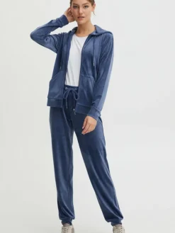 OXMO Sweatshirts & Sweatjacken*Damen Jogginganzug - OXMitta blau uni