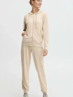 OXMO Sweatshirts & Sweatjacken*Damen Jogginganzug - OXMitta beige uni