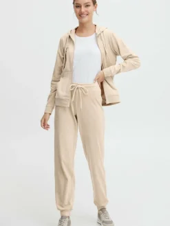 OXMO Sweatshirts & Sweatjacken*Damen Jogginganzug - OXMitta beige uni