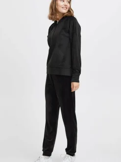 OXMO Sweatshirts & Sweatjacken*Damen Jogginganzug - OXMitty schwarz uni