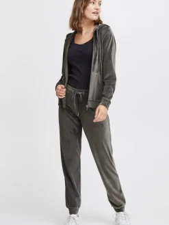 OXMO Sweatshirts & Sweatjacken*Damen Jogginganzug - OXMitta grau uni