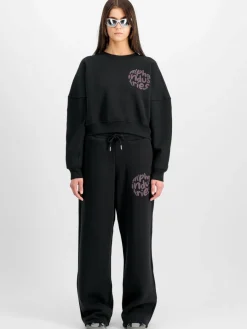 Alpha Industries Hosen*Damen Jogginghose schwarz uni