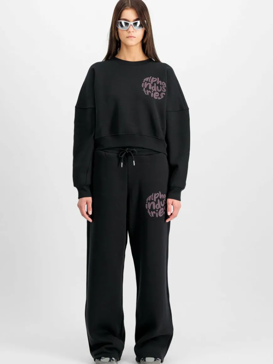 Alpha Industries Hosen*Damen Jogginghose schwarz uni