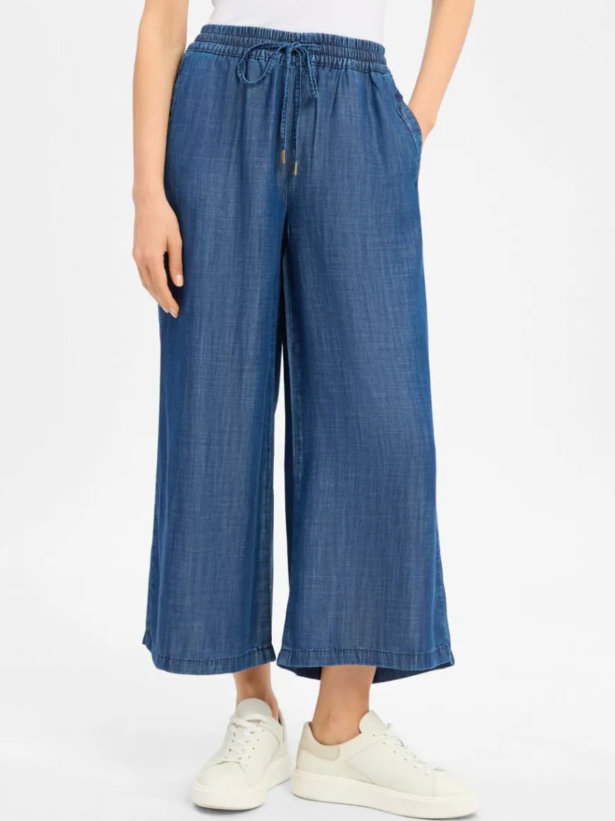 More & More Hosen*Damen Jogginghose blau uni