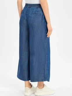 More & More Hosen*Damen Jogginghose blau uni