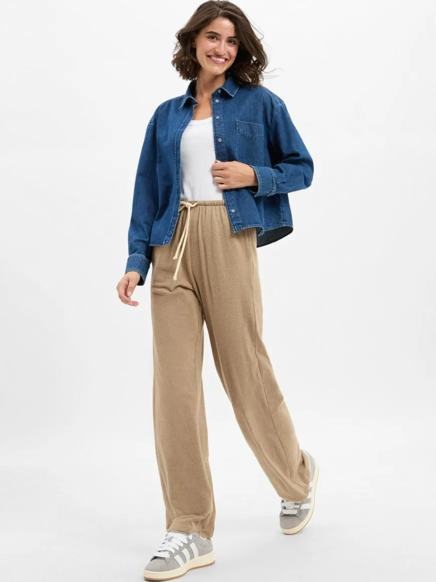 american vintage Hosen*Damen Jogginghose - Ypawood melange uni