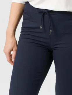 Frank Walder Hosen*Damen Jogpants marine blau uni