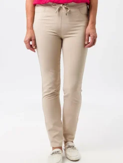Frank Walder Hosen*Damen Jogpants beige uni
