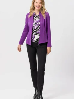 Frank Walder Hosen*Damen Jogpants schwarz uni