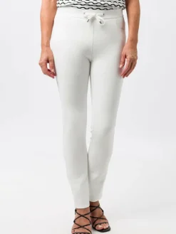 Frank Walder Hosen*Damen Jogpants ecru weiß uni