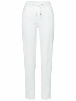 Frank Walder Hosen*Damen Jogpants ecru weiß uni