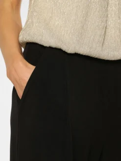 Vera Mont Hosen*Damen Jumpsuit gold schwarz uni