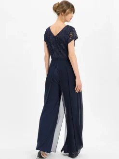 Vera Mont Hosen*Damen Jumpsuit marine uni