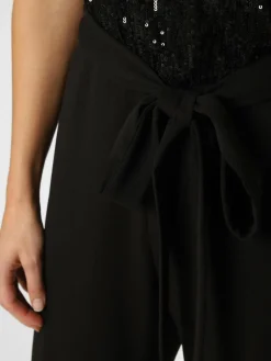 Swing Hosen|Kleider*Damen Jumpsuit schwarz uni