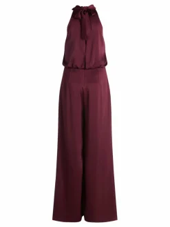 Vera Mont Hosen*Damen Jumpsuit bordeaux uni