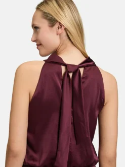 Vera Mont Hosen*Damen Jumpsuit bordeaux uni