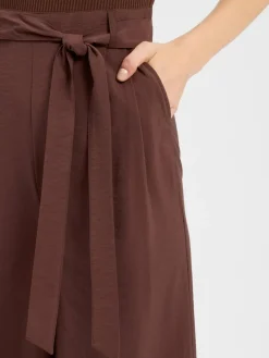 zero Hosen*Damen Jumpsuit kastanie uni