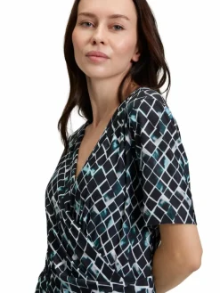 Betty & Co Hosen*Damen Jumpsuit schwarz mehrfarbig gemustert