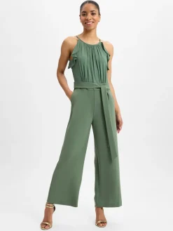 VM Hosen*Damen Jumpsuit schilf uni