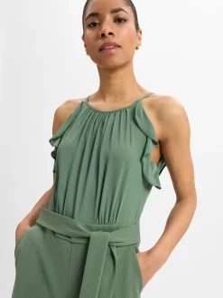 VM Hosen*Damen Jumpsuit schilf uni