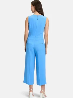 Betty & Co Hosen|Kleider*Damen Jumpsuit blau uni