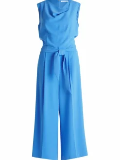 Betty & Co Hosen|Kleider*Damen Jumpsuit blau uni