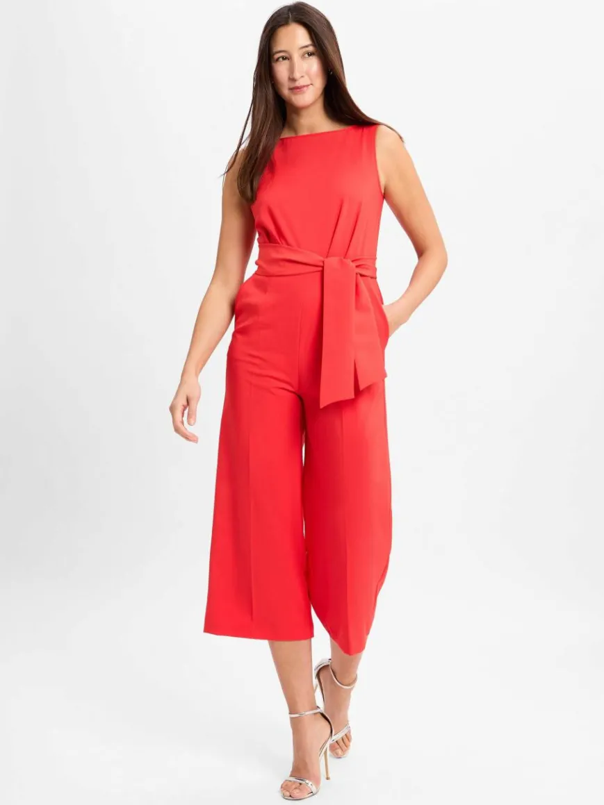Betty Barclay Hosen|Kleider*Damen Jumpsuit rot uni
