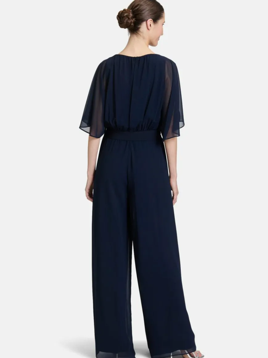 Vera Mont Hosen*Damen Jumpsuit marine blau uni
