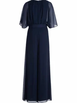 Vera Mont Hosen*Damen Jumpsuit marine blau uni