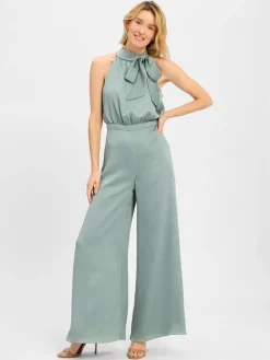 Swing Hosen*Damen Jumpsuit lind strukturiert