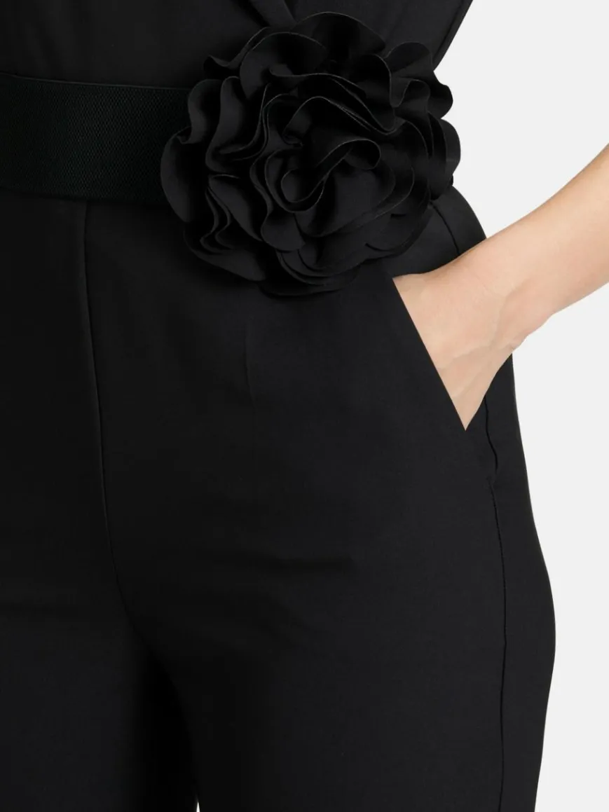 Vera Mont Hosen*Damen Jumpsuit schwarz uni