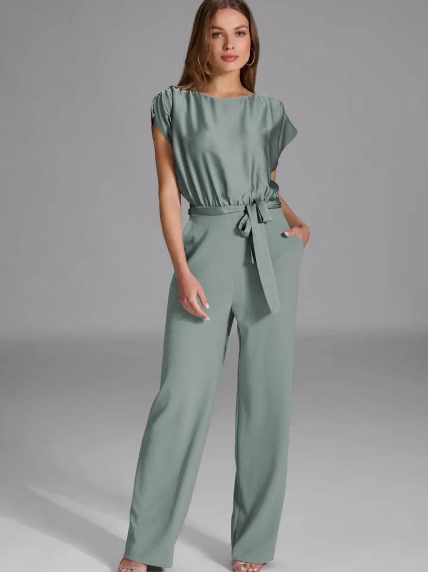 Swing Hosen|Kleider*Damen Jumpsuit lind uni