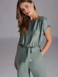 Swing Hosen|Kleider*Damen Jumpsuit lind uni