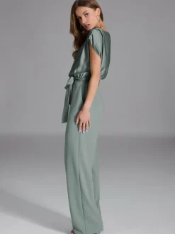 Swing Hosen|Kleider*Damen Jumpsuit lind uni