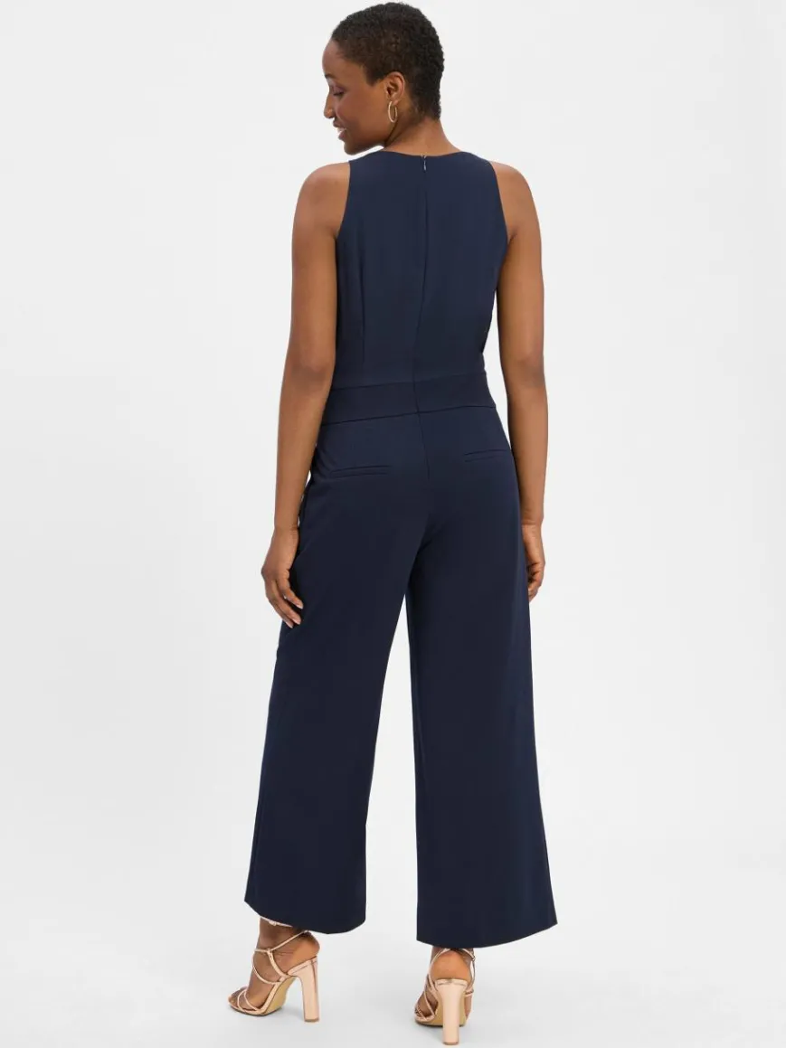 VM Hosen|Kleider*Damen Jumpsuit marine uni