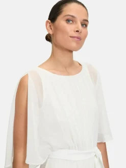 Vera Mont Hosen*Damen Jumpsuit weiß uni