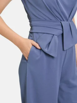 Vera Mont Hosen*Damen Jumpsuit blau uni