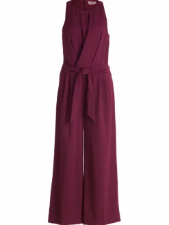 Vera Mont Hosen*Damen Jumpsuit bordeaux uni