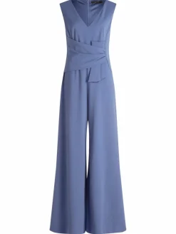 Vera Mont Hosen*Damen Jumpsuit blau uni