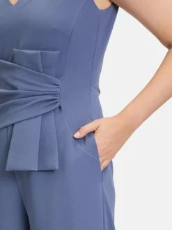 Vera Mont Hosen*Damen Jumpsuit blau uni