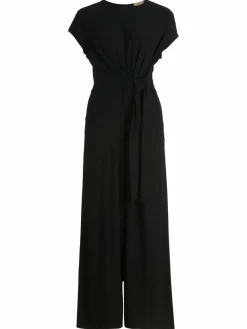 Cartoon Hosen*Damen Jumpsuit schwarz uni