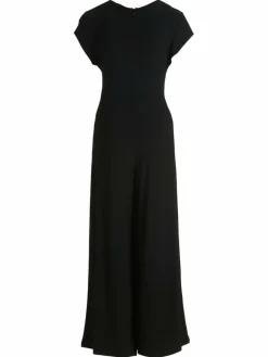 Cartoon Hosen*Damen Jumpsuit schwarz uni