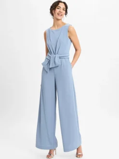 Vera Mont Hosen*Damen Jumpsuit hellblau uni