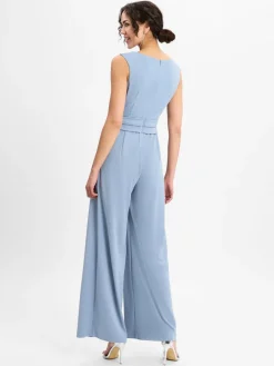 Vera Mont Hosen*Damen Jumpsuit hellblau uni