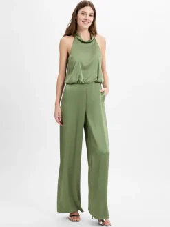 V by Vera Mont Hosen*Damen Jumpsuit oliv uni