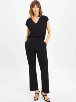 Someday Hosen*Damen Jumpsuit - Celaria schwarz uni