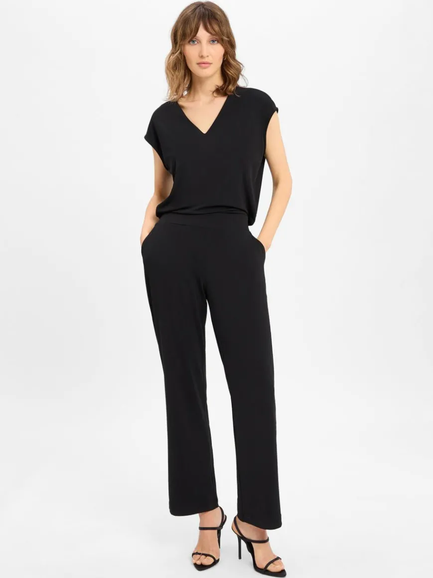 Someday Hosen*Damen Jumpsuit - Celaria schwarz uni