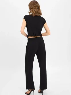 Someday Hosen*Damen Jumpsuit - Celaria schwarz uni