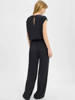 Opus Hosen*Damen Jumpsuit - Mylea marine uni