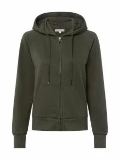 Marie Lund Sweatshirts & Sweatjacken*Damen Kapuzenjacke khaki uni